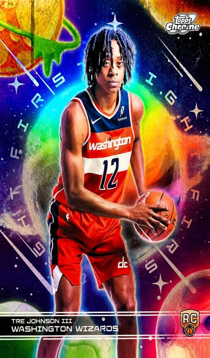 Tre Johnson III 2025 topps Topps Cosmic Chrome