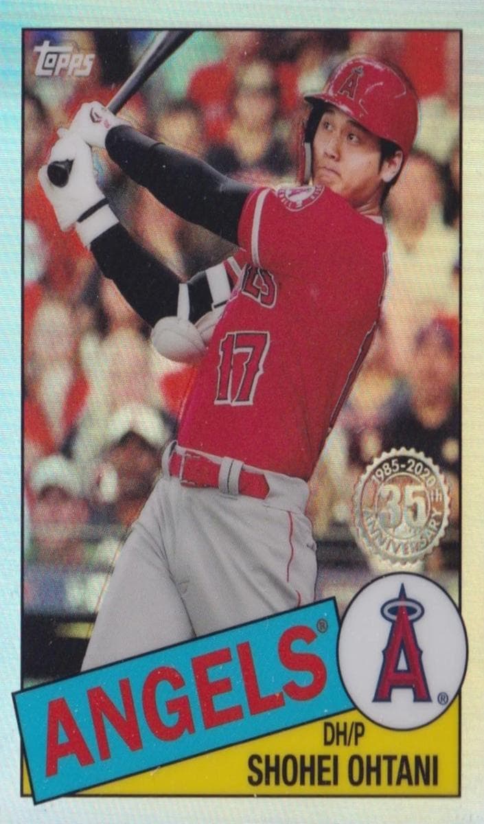 Shohei Ohtani 2020 topps Topps Chrome