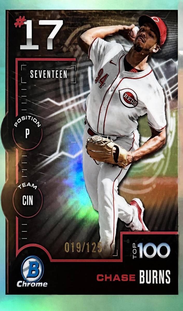 Chase Burns 2025 bowman Bowman