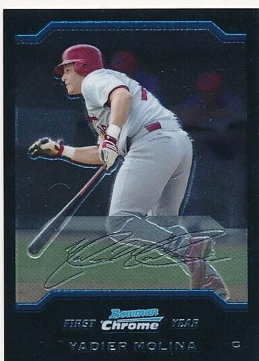 Yadier Molina trading card