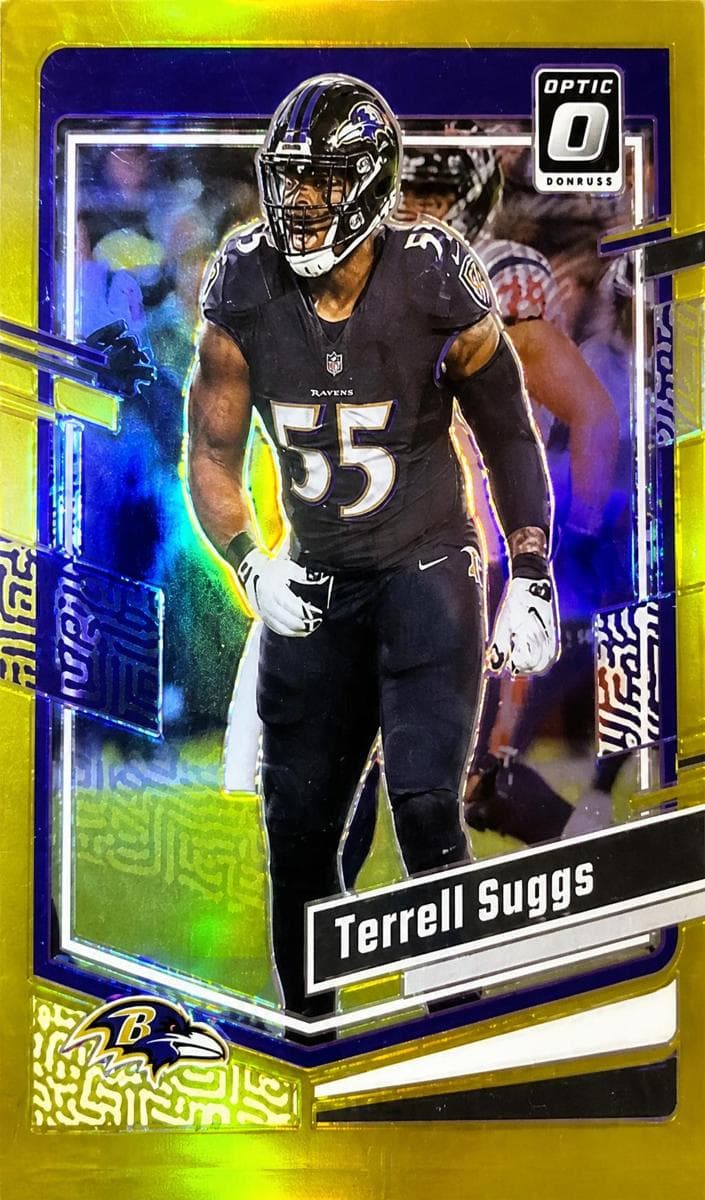 Terrell Suggs 2023 panini Donruss Optic