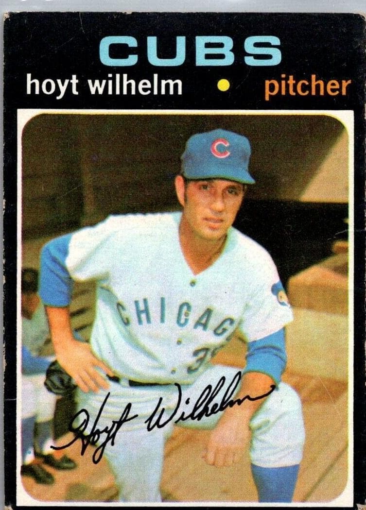 Hoyt Wilhelm 1971 topps Topps