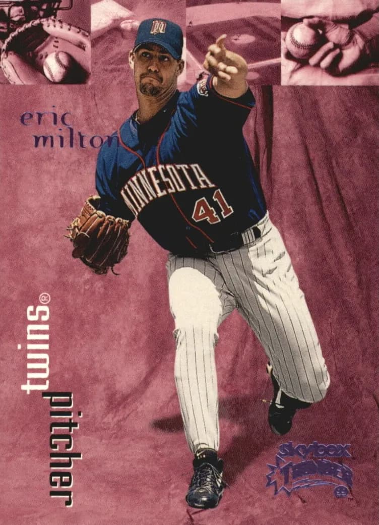 Eric Milton 1999 fleer SkyBox Thunder