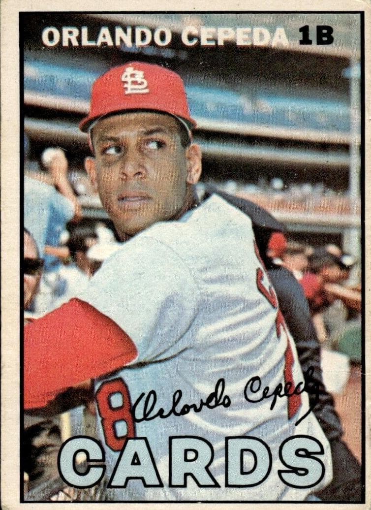 Orlando Cepeda 1967 topps O-Pee-Chee
