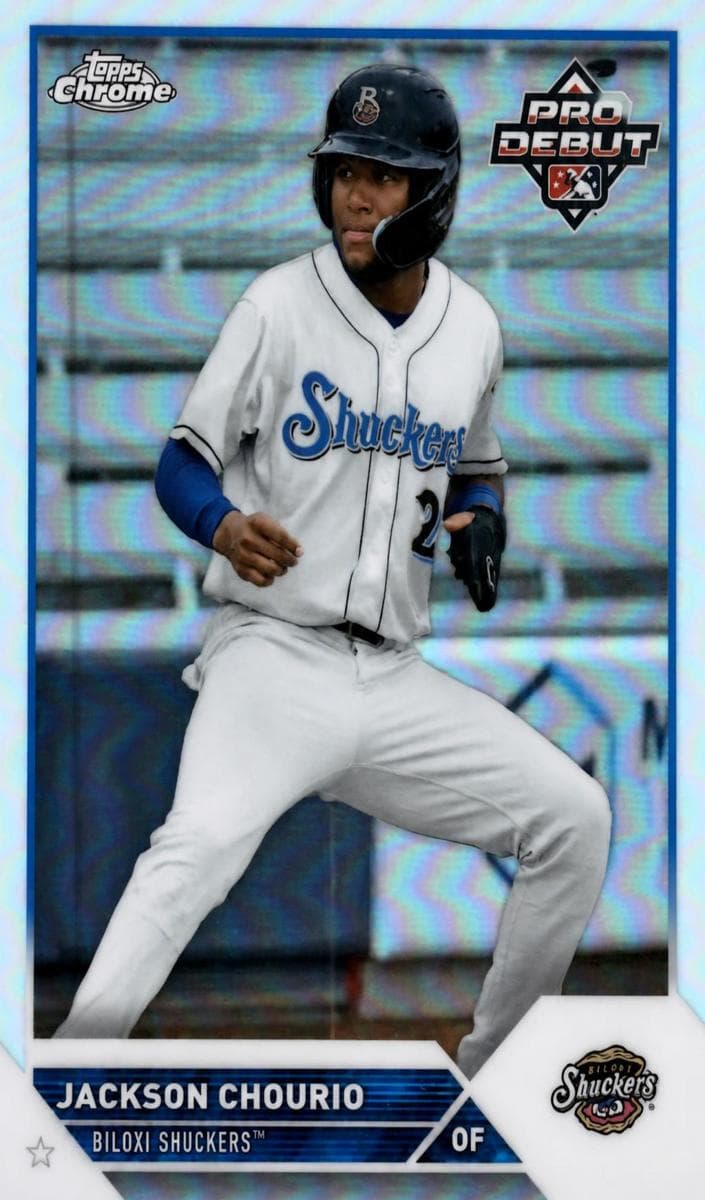 Jackson Chourio 2023 topps Topps Pro Debut