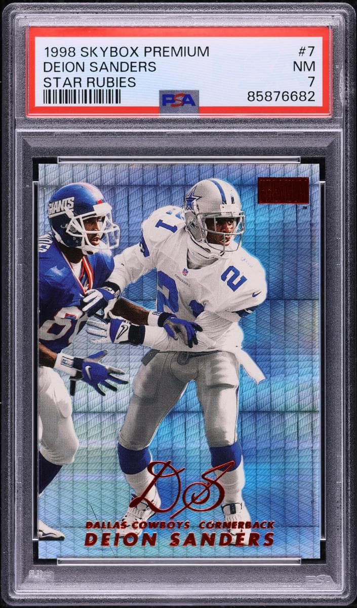 Deion Sanders 1998 fleer