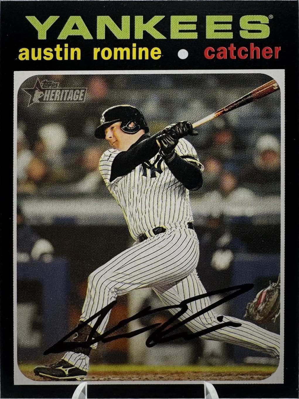 Austin Romine New 2020 Topps Heritage 2020 Topps Heritage