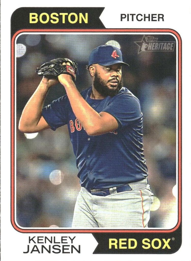 Kenley Jansen 2023 topps Topps Heritage