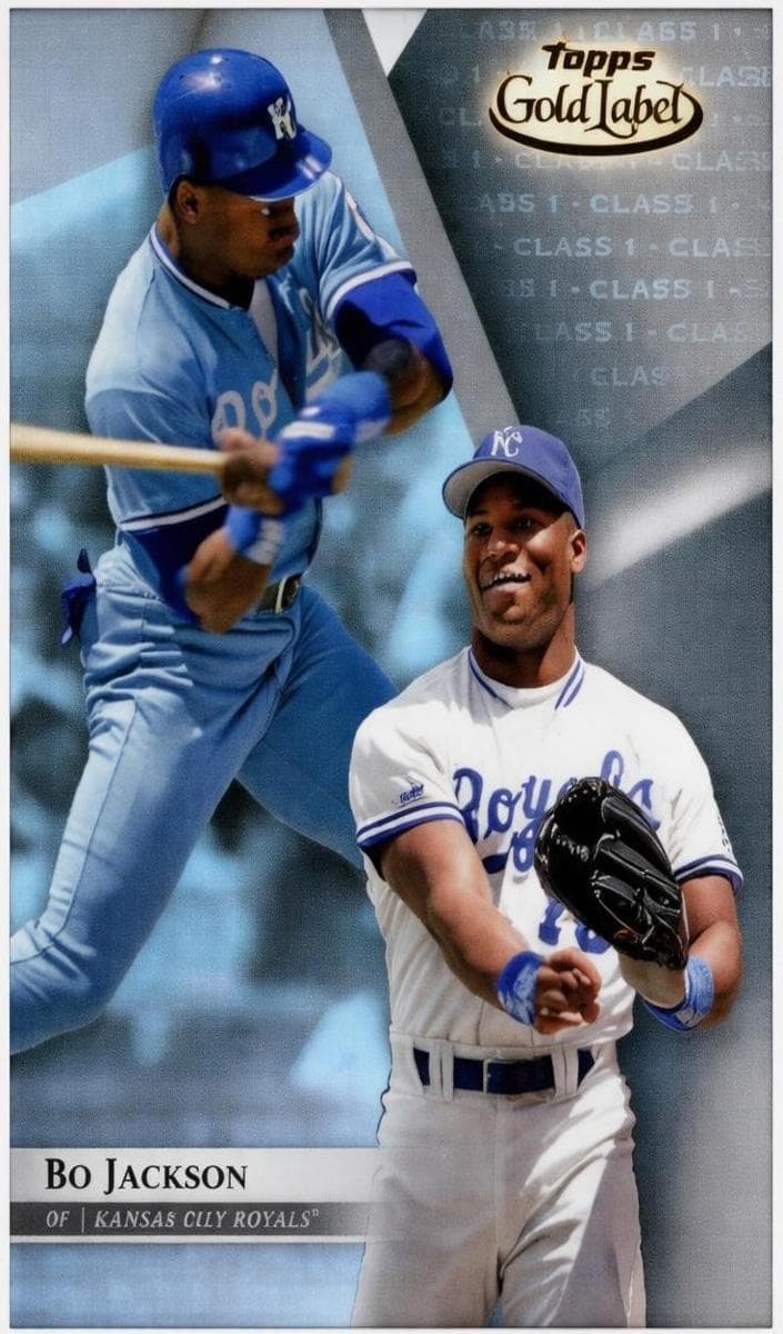Bo Jackson 2018 topps Topps Gold Label