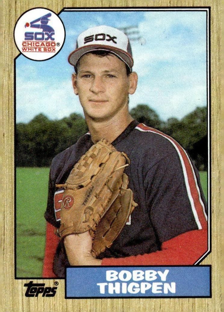 Bobby Thigpen trading card