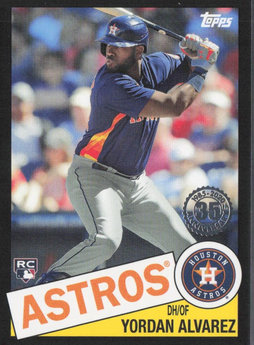 Yordan Alvarez 2020 topps Topps Update