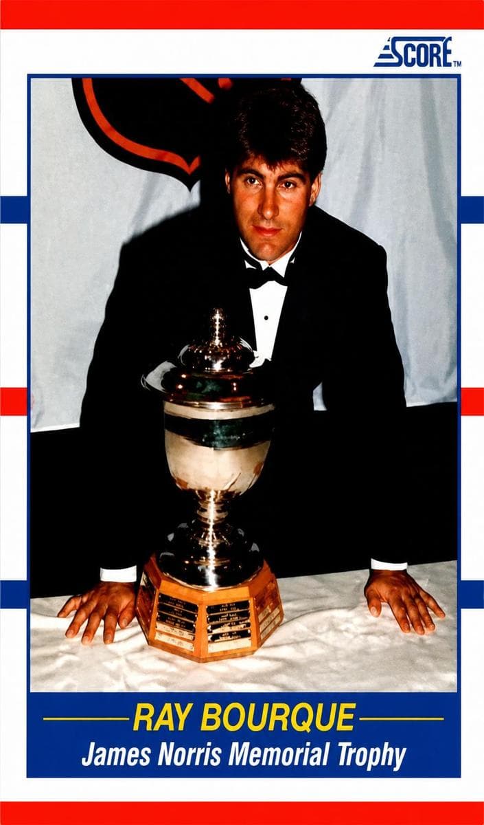 Ray Bourque 1990 panini Score (US)