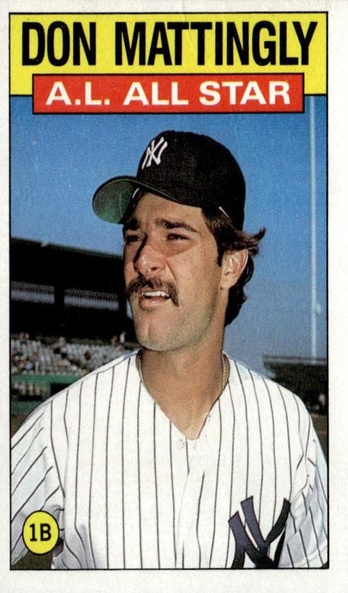 Don Mattingly 1986 topps