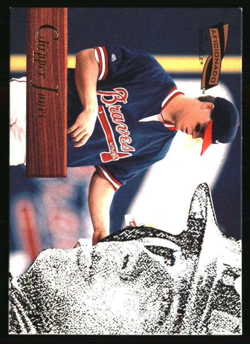Chipper Jones 1996 unknown Pinnacle Aficionado