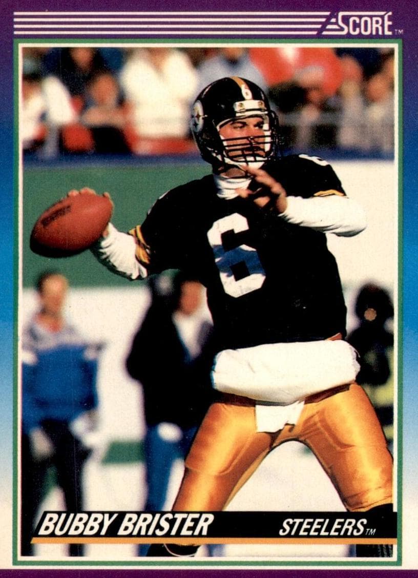Bubby Brister 1990 panini Score