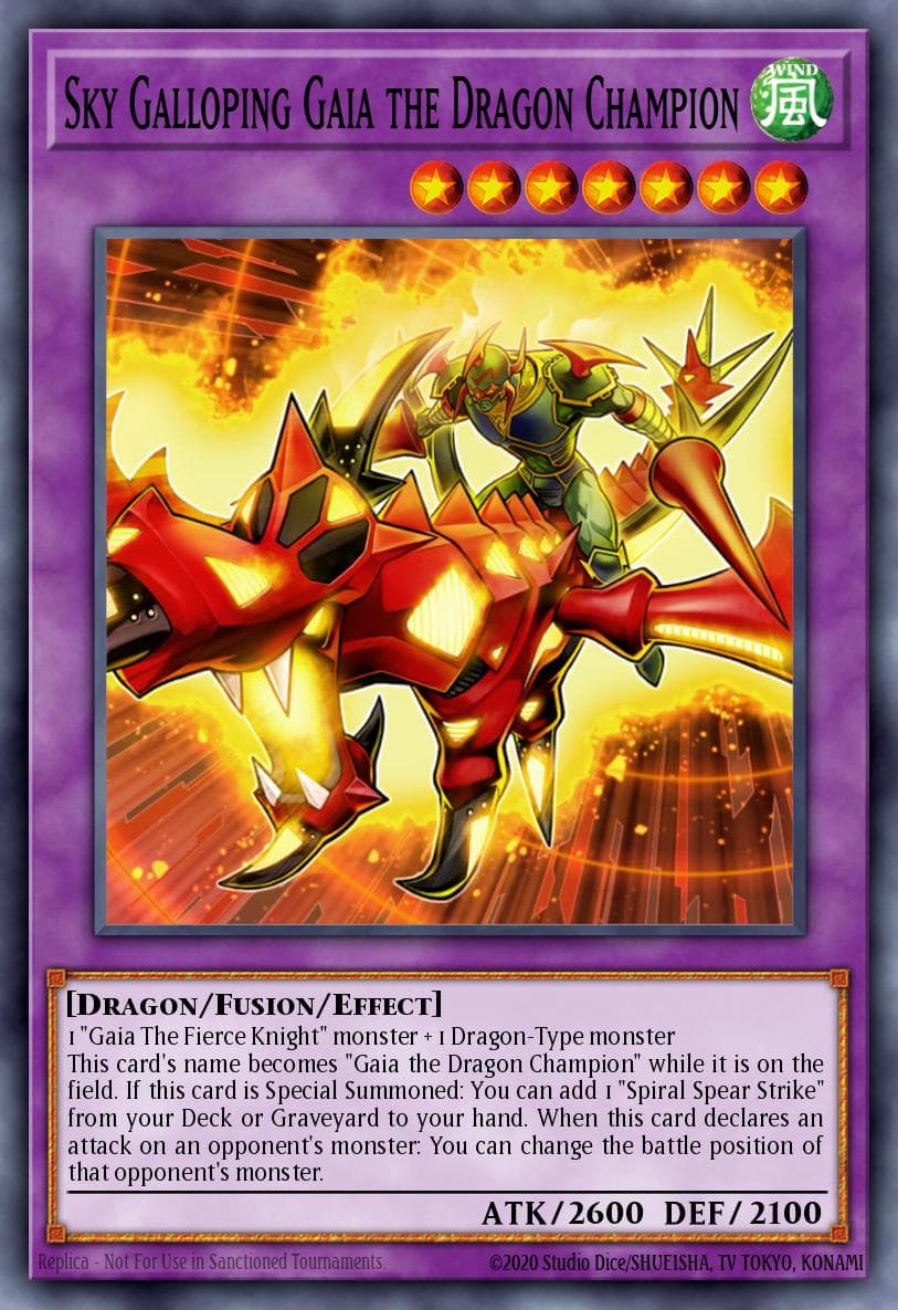 Sky Galloping Gaia the Dragon Champion #MIL1-EN010