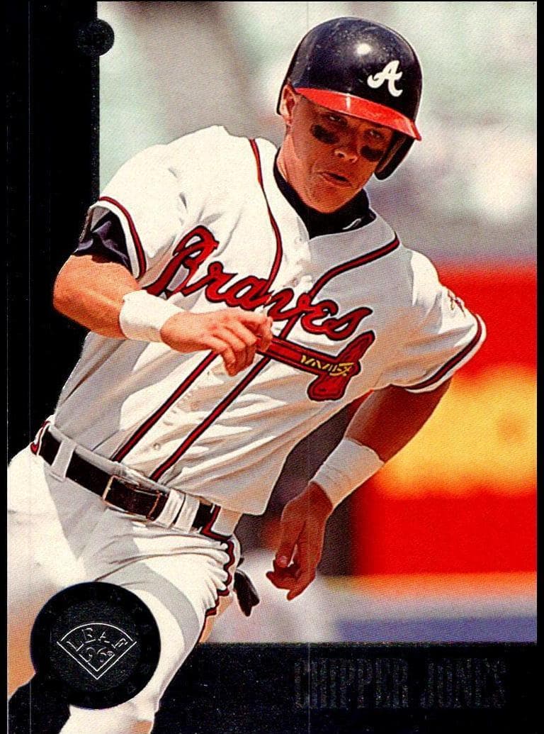 Chipper Jones 1996 leaf Leaf