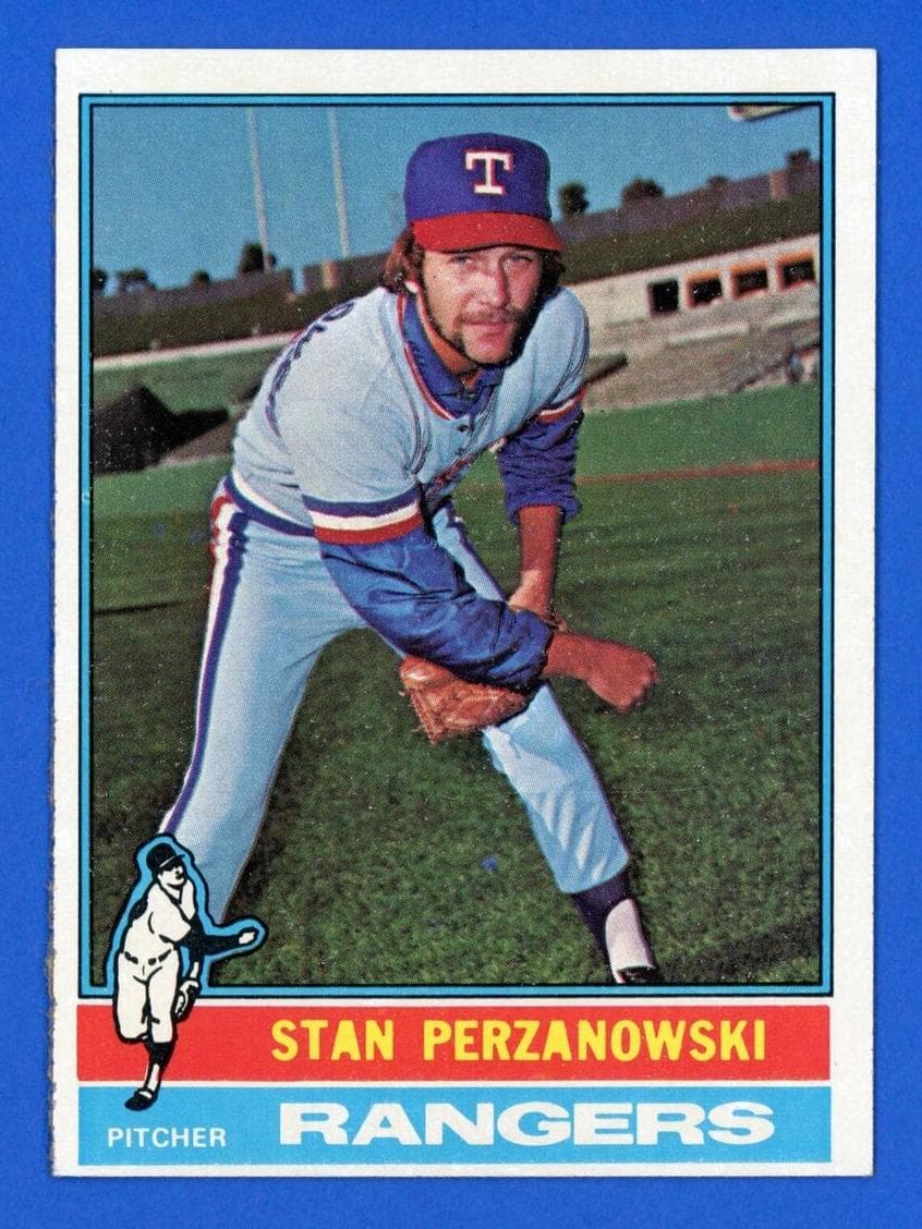 Stan Perzanowski 1976 topps Topps