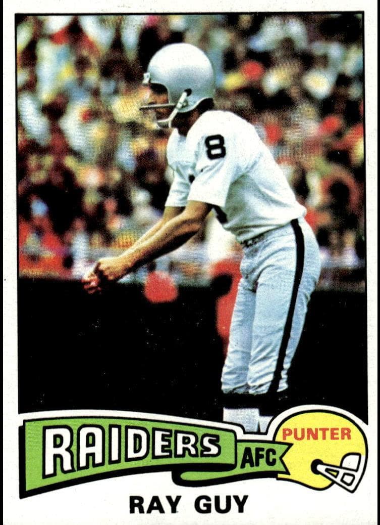 Ray Guy 1975 topps Topps