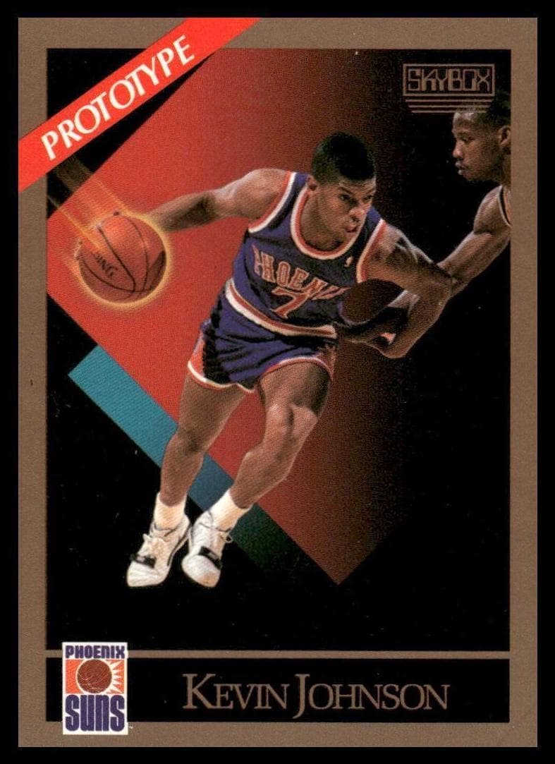 Kevin Johnson 1990 fleer SkyBox