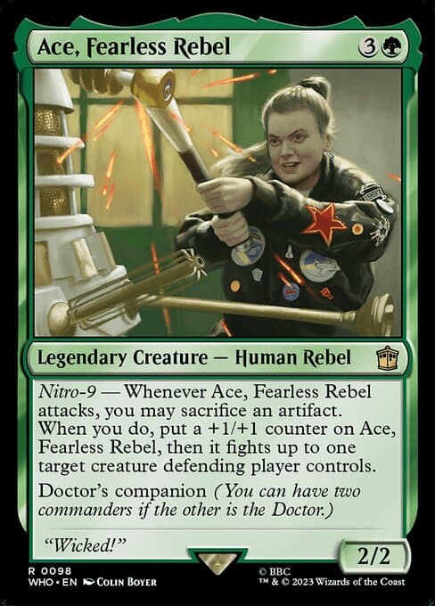 Ace, Fearless Rebel 2023 Magic: The Gathering Doctor Who