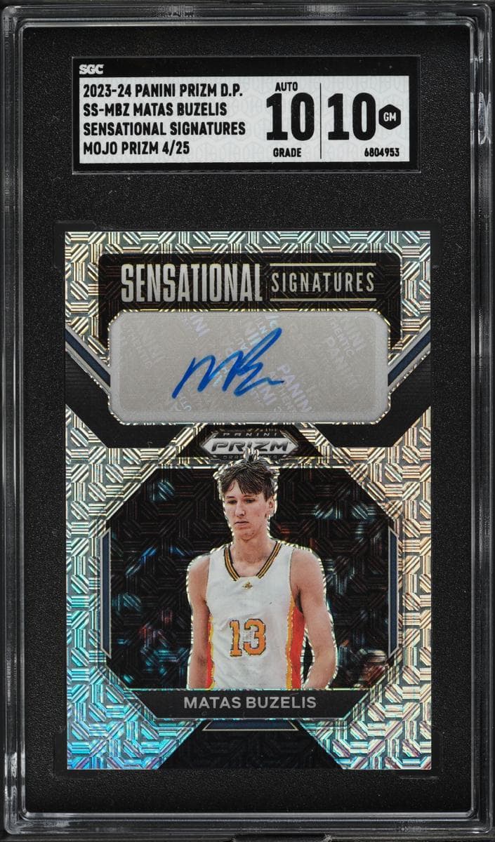 Matas Buzelis 2023 panini Panini Prizm Draft Picks