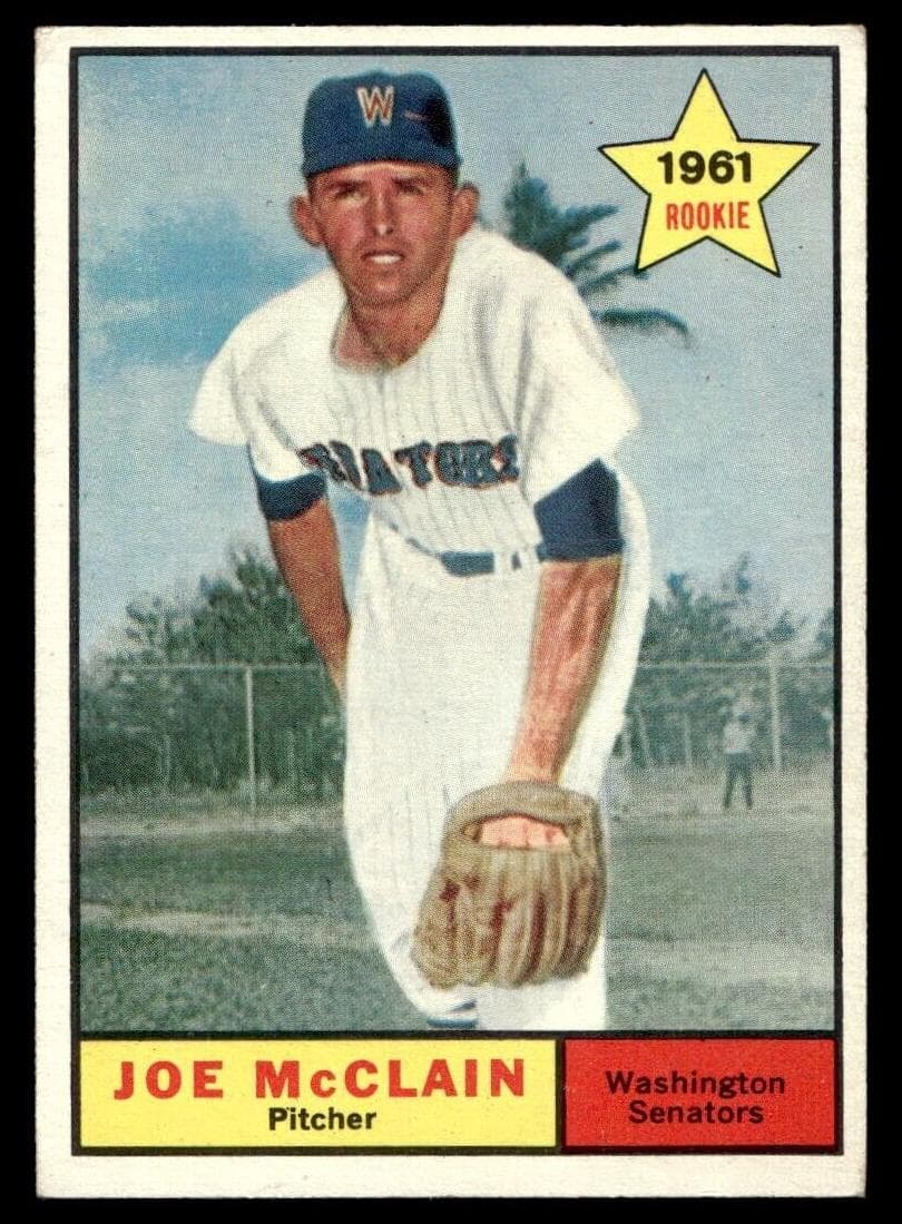 Joe McClain 1961 topps Topps