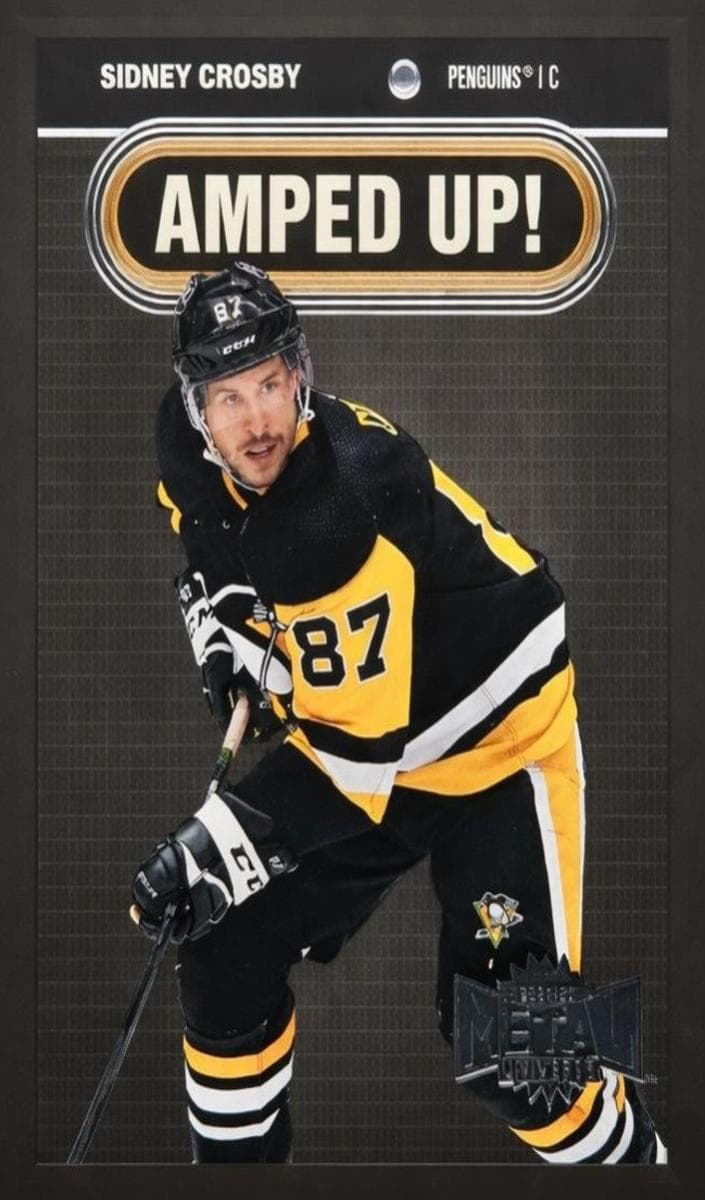 Sidney Crosby 2021 fleer SkyBox Metal Universe