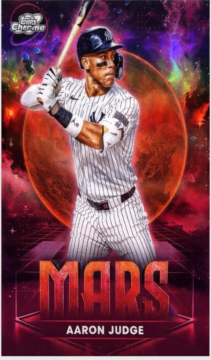 Aaron Judge 2025 topps Topps Cosmic Chrome