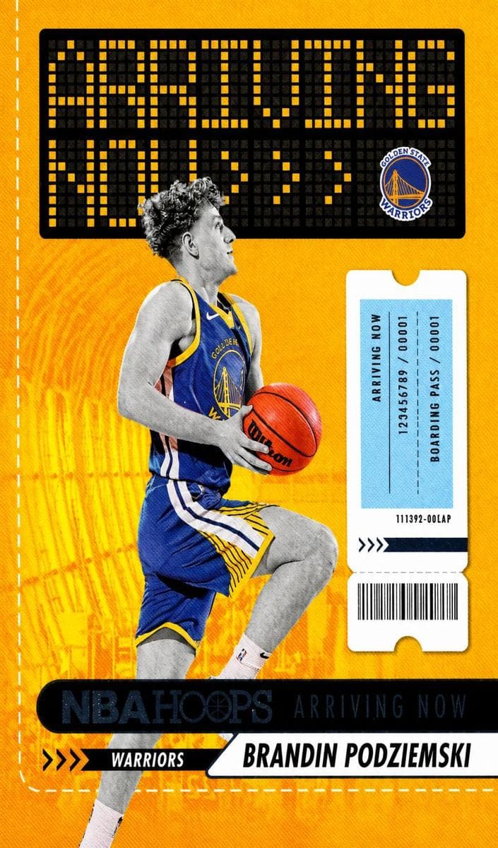 Brandin Podziemski 2023 panini Hoops Winter