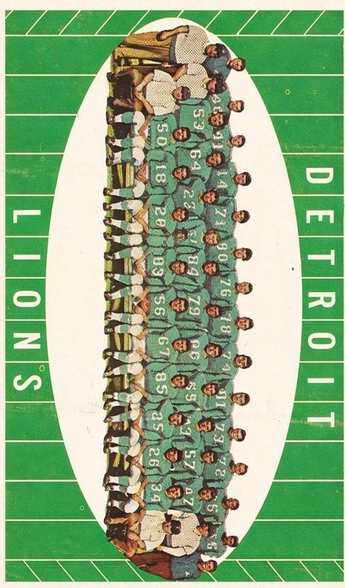 Detroit Lions Team #37