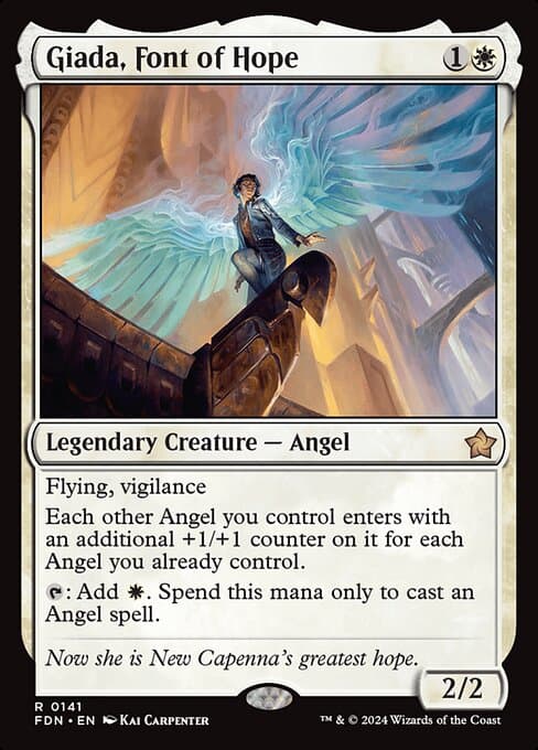 Giada, Font of Hope 2024 Magic: The Gathering Foundations