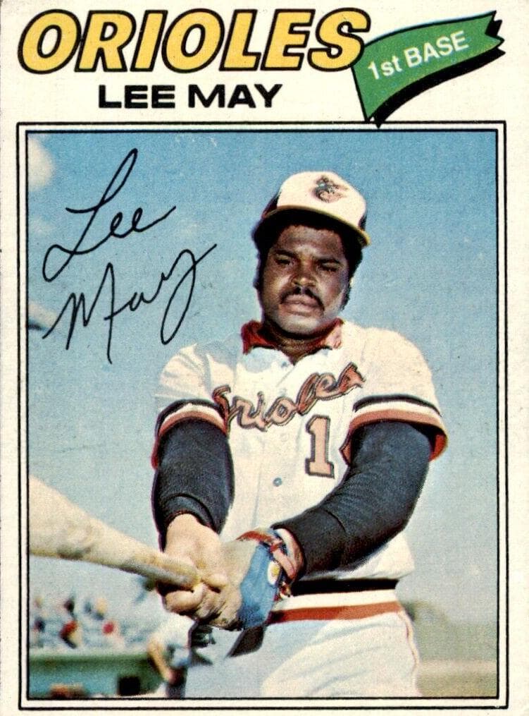 Lee May 1977 topps Topps