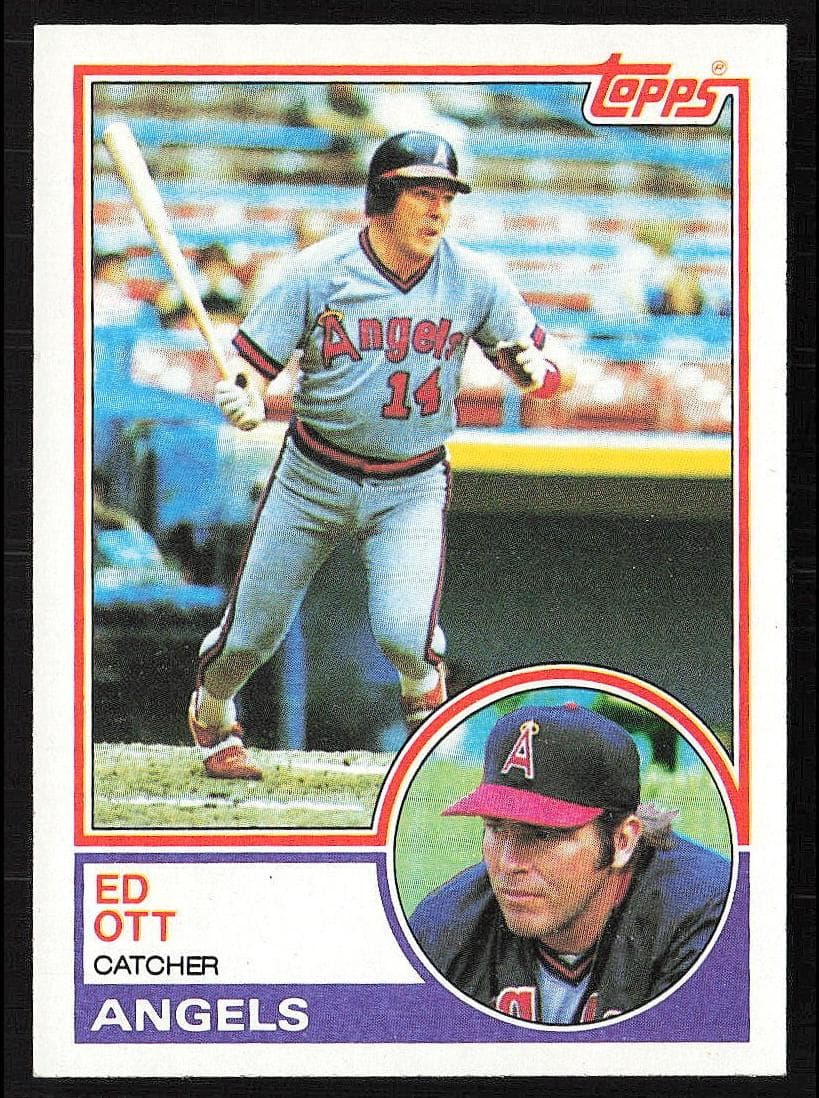Ed Ott trading card