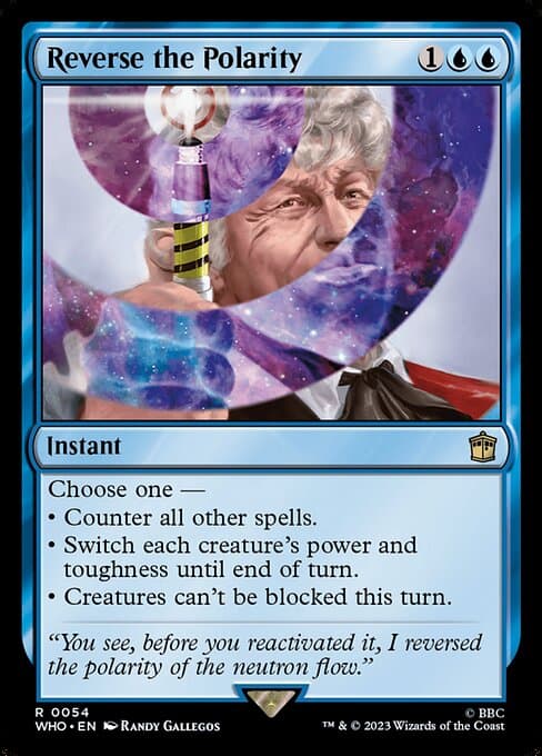 Reverse the Polarity 2023 Magic: The Gathering Doctor Who