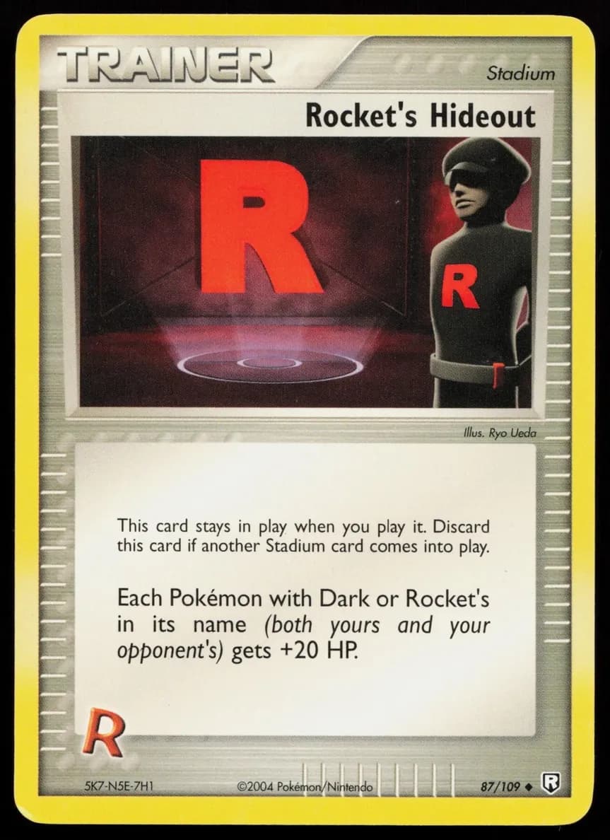 Rocket's Hideout trading card