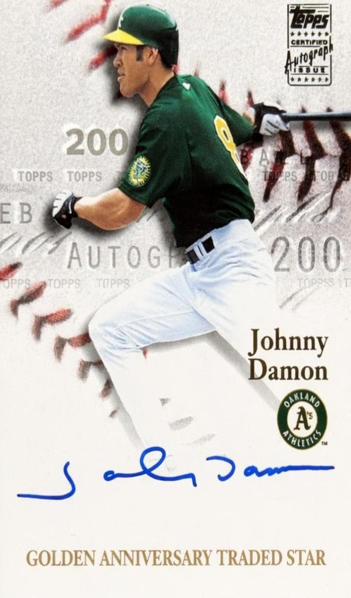 Johnny Damon 2001 topps Topps Traded & Rookies