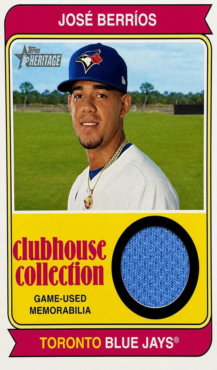 Jose Berrios 2023 topps Heritage High Number