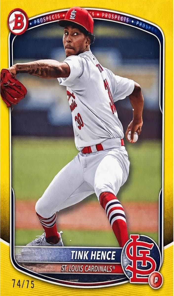 Tink Hence 2025 bowman Bowman Chrome Prospects