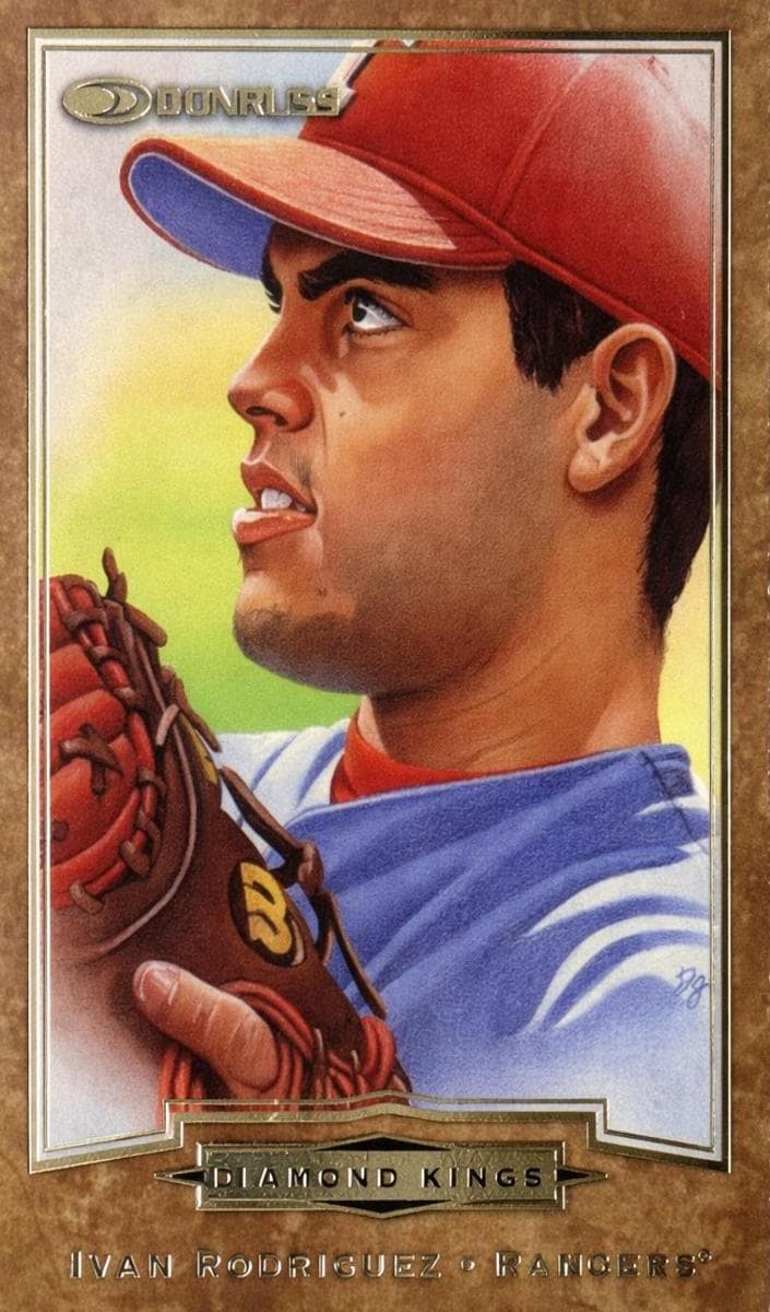 Ivan Rodriguez 1998 panini Donruss