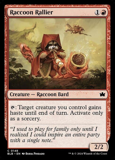 Raccoon Rallier 2024 Magic: The Gathering