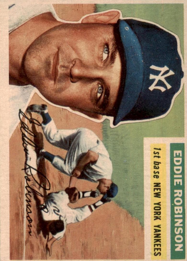 Eddie Robinson 1956 topps Topps