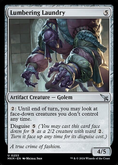 Lumbering Laundry 2024 Magic: The Gathering Murders at Karlov Manor