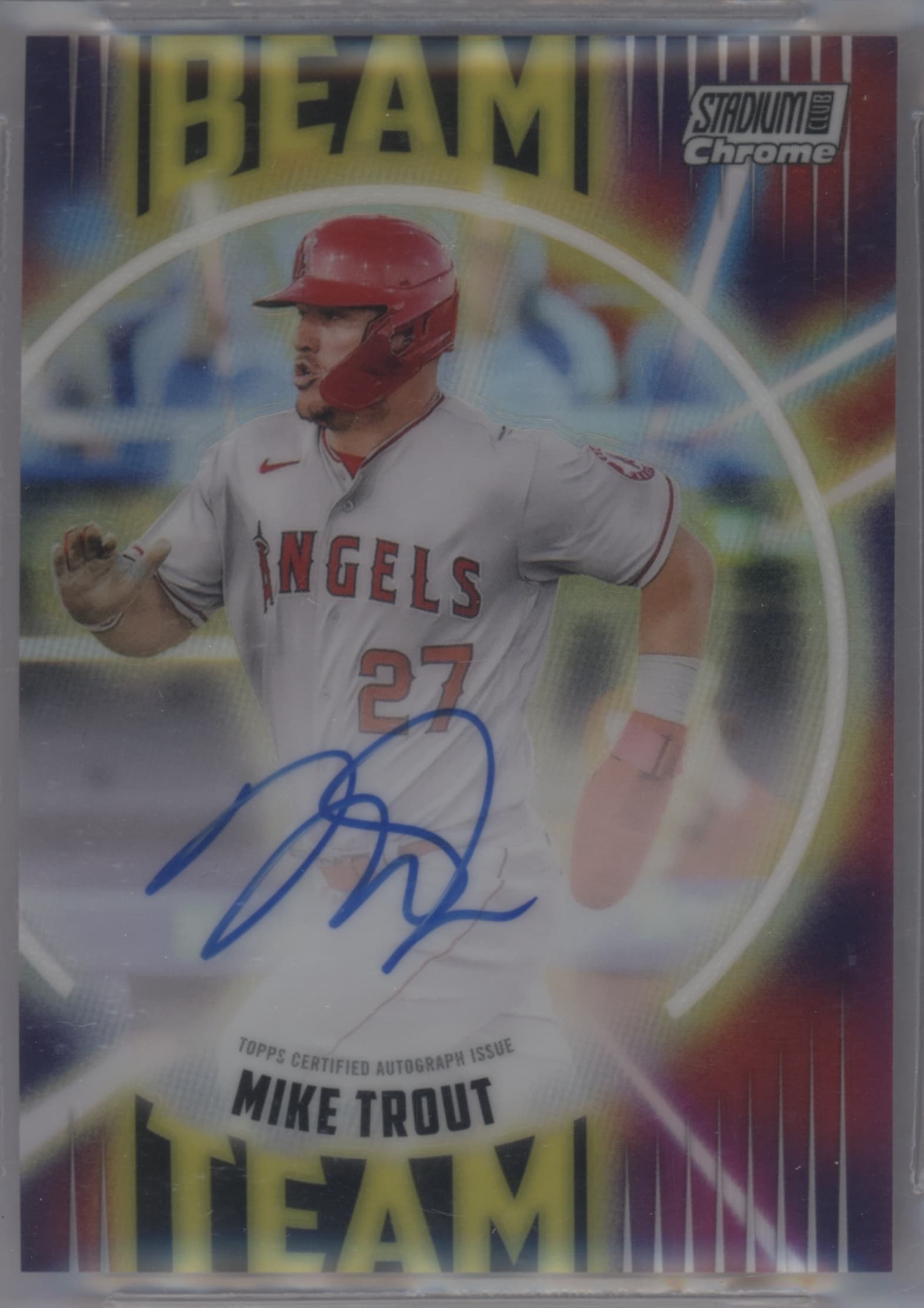 Mike Trout 2022 unknown Stadium Club Chrome