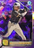 CJ Abrams 2022 bowman Bowman Chrome Sapphire Edition Aqua example 1