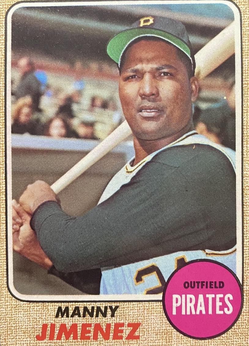 Manny Jimenez 1968 topps Topps
