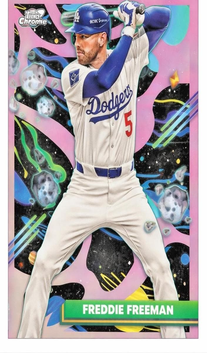 Freddie Freeman 2025 topps Topps Cosmic Chrome