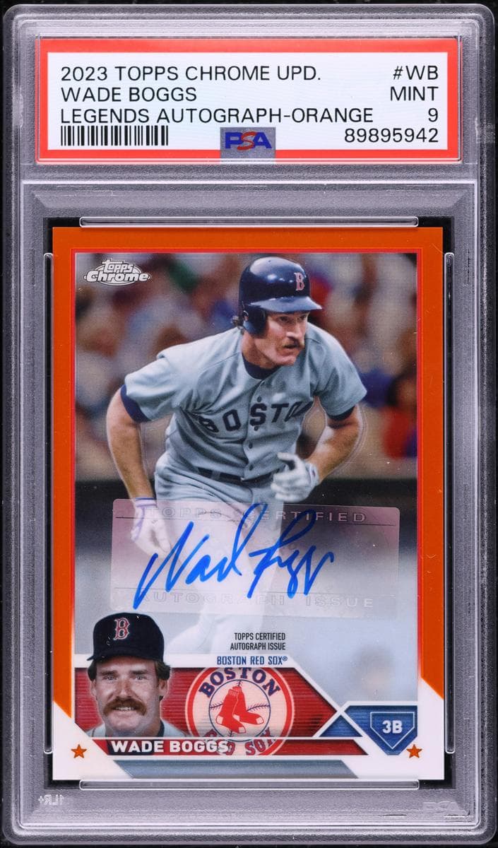 Wade Boggs 2023 topps Topps Chrome Update
