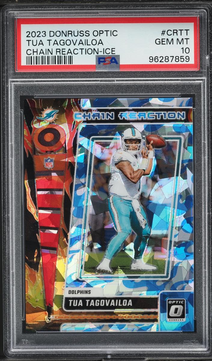 Tua Tagovailoa 2023 panini Panini Donruss Optic