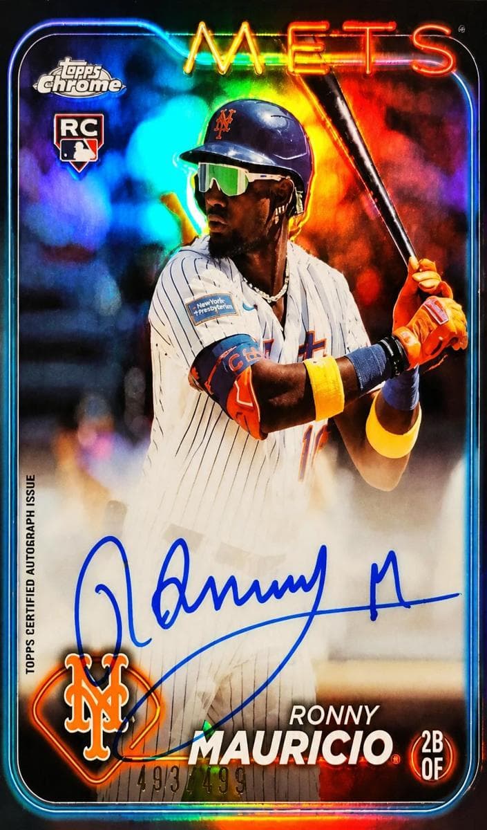 Ronny Mauricio 2024 topps Topps Chrome